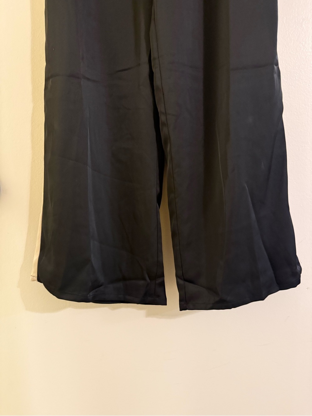 NWT Seven Wonders Wide Leg High Waist Turner Pant Black/Sand - Picture 9 of 16